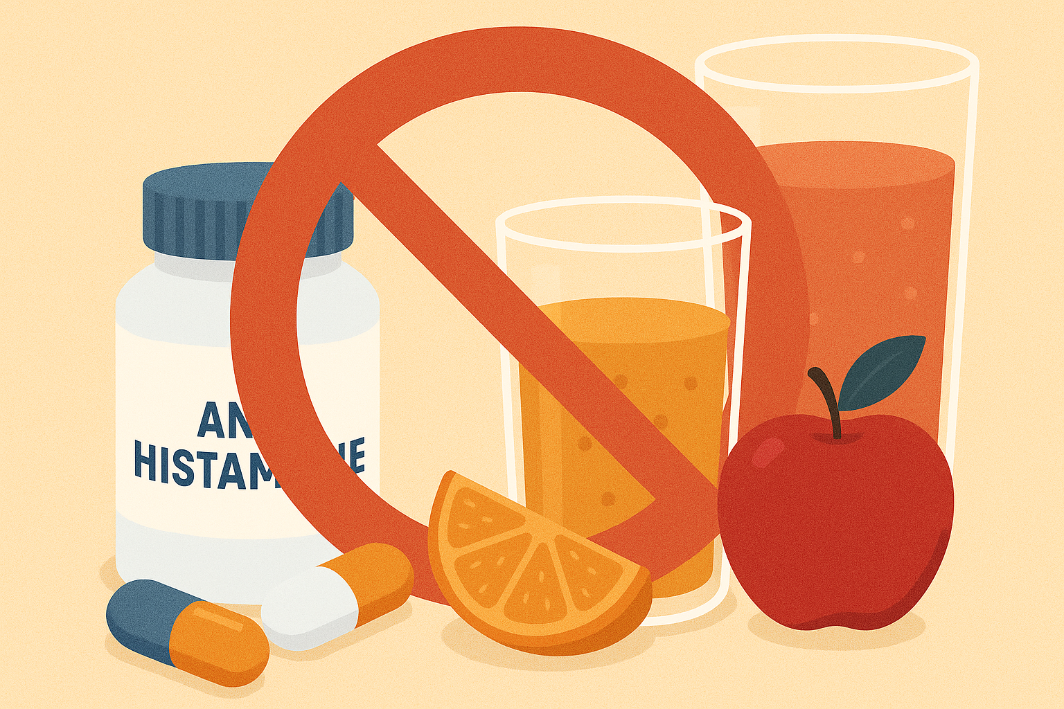 ยาแก้แพ้ชนิดใดบ้างที่ห้ามทานร่วมกับน้ำผลไม้?